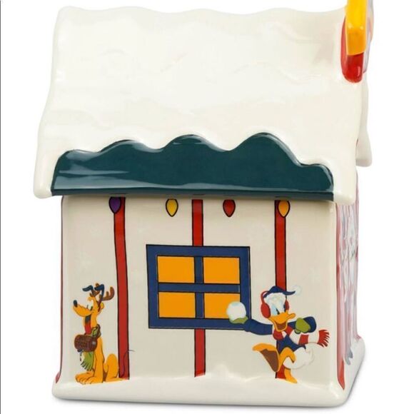 NWT Disney Parks Holiday Cookie Jar | Chip & Dale - Picture 3 of 5